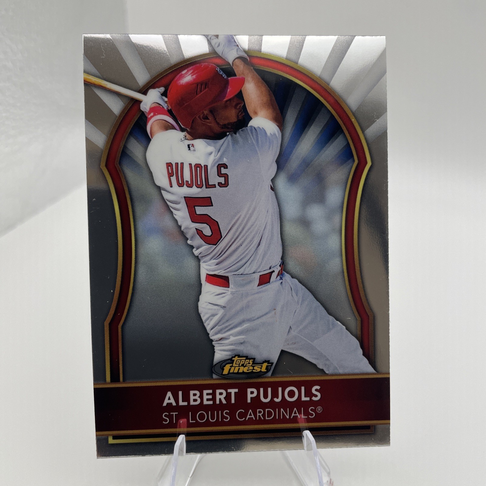 2011 Topps Finest #25 Albert Pujols St. Louis Cardinals (JBB)