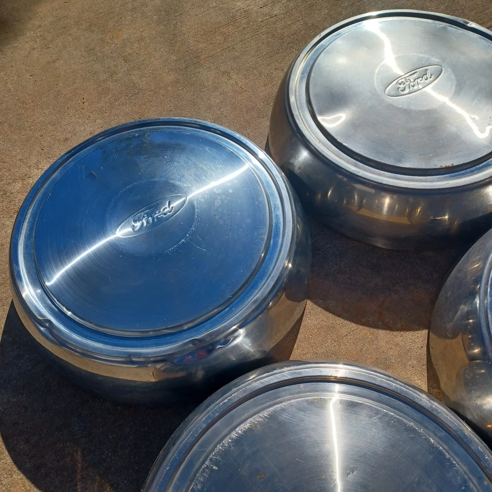 Ford Econoline E250 E350 16" Juego de 4 tapas de plato para perros, 1992-2007 p/n F2UA-1130UA S2 Foto 3 de 4