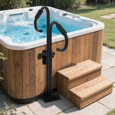 Hot Tub Handrail Pool Spa Side Handrail 38''-58" Grab Rail For Hot Tub Accessory