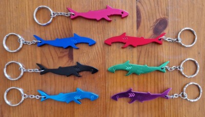 Bottle opener keyring: Shark UK - Main Image