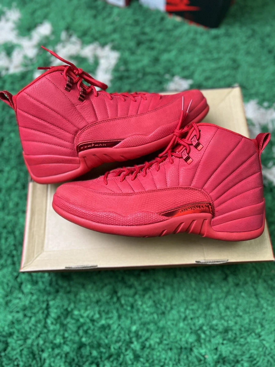 Nike Air Jordan 12 Retro Gym Red Suede Size 11 130690-601 OG XII Bred