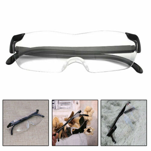 Big Vision Glasses HD Magnifying Eyewear Eye Care Make Everything Bigger Clearer