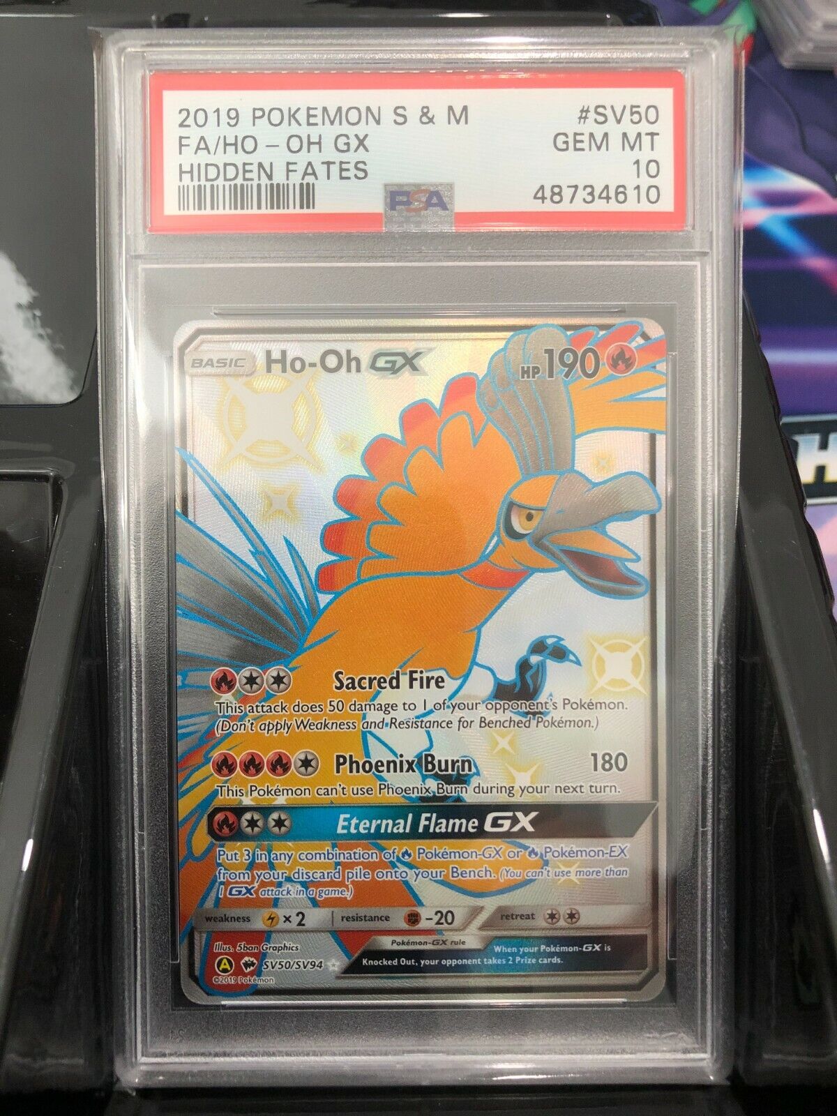 Ho-Oh GX - Hidden Fates - Pokemon