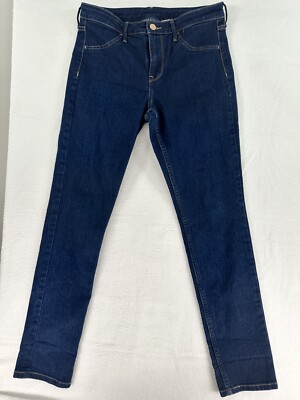 H&M Jeans 29 Skinny Ankle Regular Waist &Denim Women's Dark