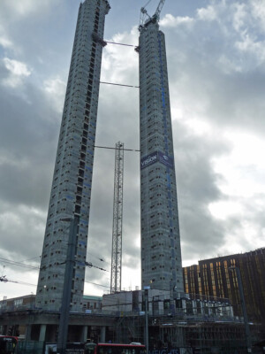 FOTO CROYDON ENTWICKLUNG GEORGE STREET AUSSERHALB DES STANDORTS DES ESSEX HAUSABRISSES