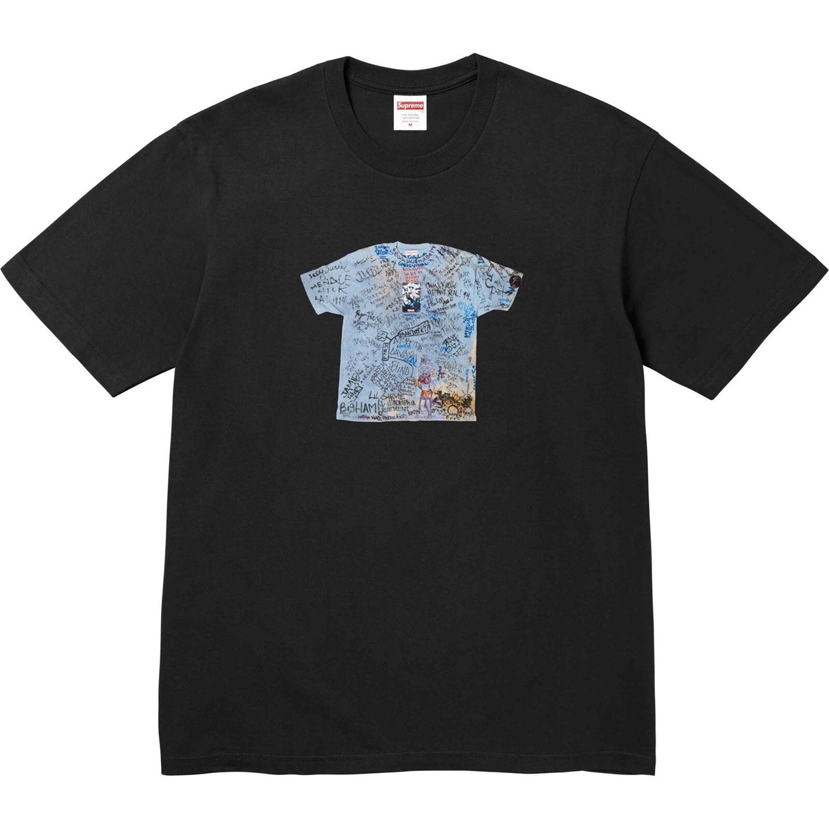Supreme 30th Anniversary First Tee T Shirt Black XXL SS24 | eBay