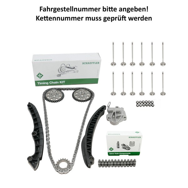 Steuerketten Kit + HydrostößEl Ina+Ventile FüR VW 1.2 FSI 559019930 03C109158A 4-image