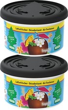 2er Set Wunder-Baum Duftdose Tropical Lufterfrischer 20431 Autoduft Fiber Can