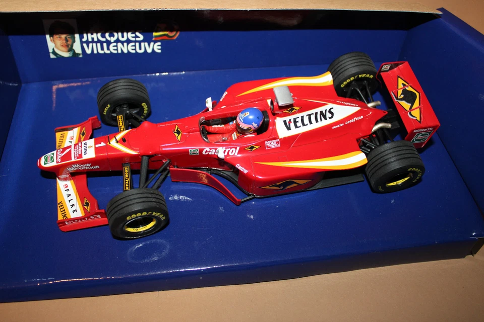 Pauls Model Art Modellauto 1:18 F1 Williams FW Jacques Villeneuve mit OVP 1998 - Bild 4 von 4