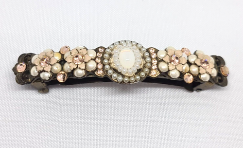 Lovely  Hand Made Crystals And Bright Beads Hair Pin By Michal Negrin - Afbeelding 1 van 11