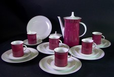 Rosenthal Service SEKUNDA PURPUR - Kaffeeservice Entwurf Theo Baumann (2)