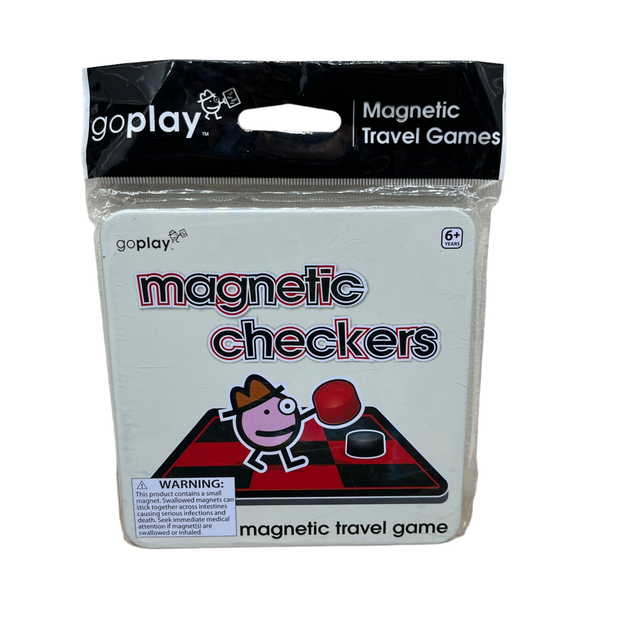 Checkers Travel Game Goplay Toysmith 2015 Ages 6 for sale