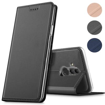 Handy Hülle für Huawei Mate 20 Lite Book Case Schutzhülle Tasche Slim Flip Cover