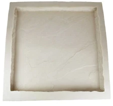 Rubber Mold for Concrete, Wall/Column Cap/Hearthstone/Paver, 27"L x 27"W x 2.25"