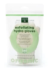 Earth Therapeutics Organic Cotton Exfoliating Gloves 1 Pack