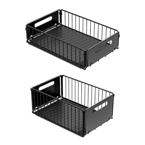 GMBYLBY Ausziehbarer Metallkorb Schrankorganizer - Schublade Für Kleidung & Schuhe