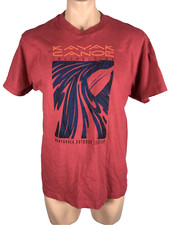 Vintage 90s Canoe Kayak Paddle Red Print T Shirt USA L Nantahala Outdoor Center