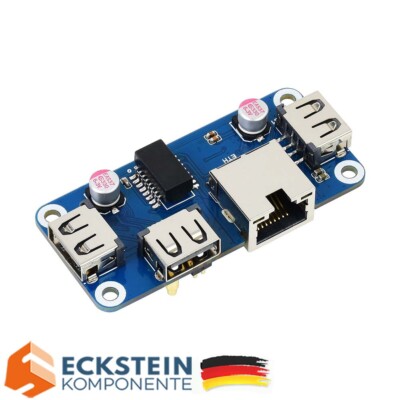 USB Ethernet HUB Expansion HAT für RPI Raspberry Pi Zero W WH Model RJ45 USB 2.0