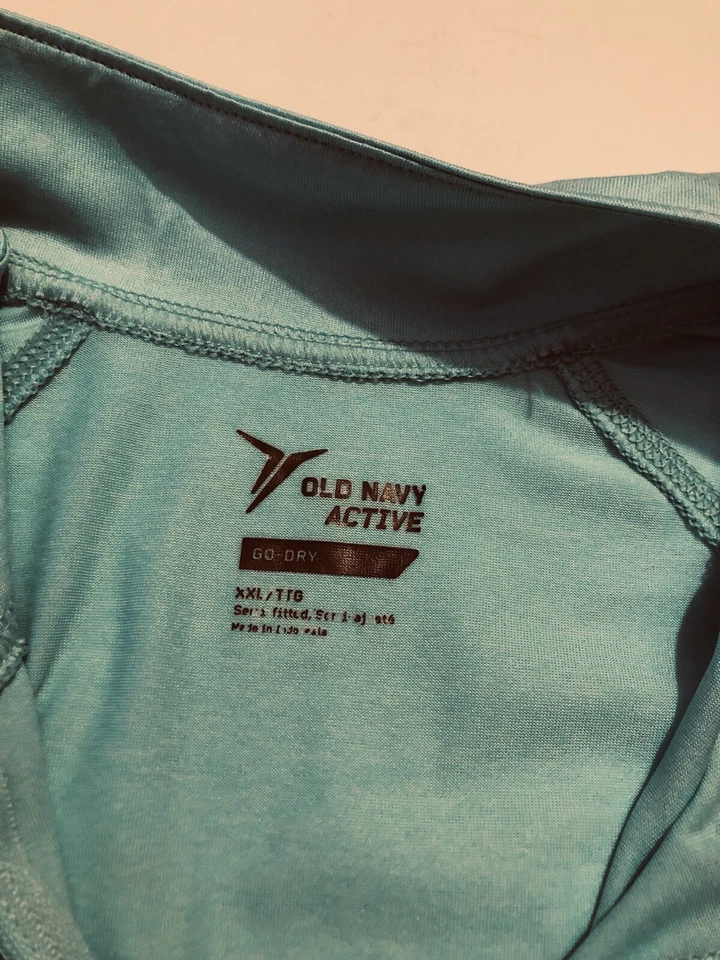 Old Navy Active Women’s Sz XXL Blue Color Pullover Long Sleeve Top Gym G2D20 - Image 3 of 4