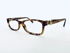 Dolce & Gabbana Brown Tortoise Rectangular Glasses DG3147 2550 53 16 135