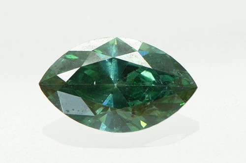 Marquise Form Diamant lose Fancy grüne Farbe VS2 zertifiziert verbessert 1,01 Karat - Bild 4 von 10