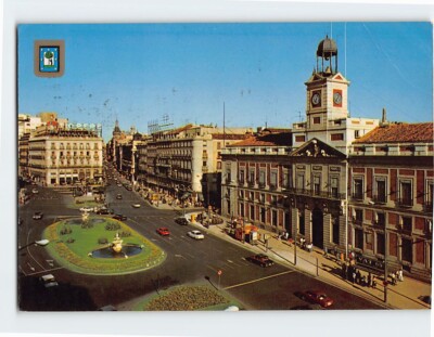 Postcard Puerta del Sol Madrid Spain