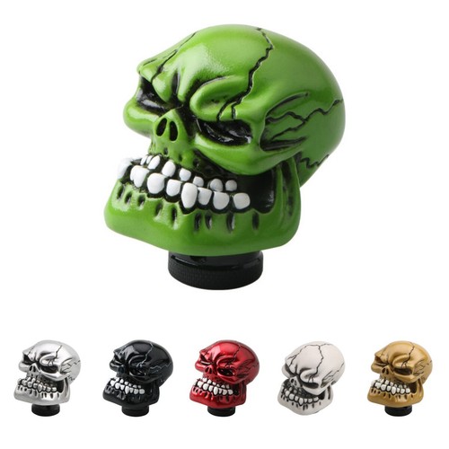 1Pcs Skull Head Universal Car Truck Manual Gear Mount Shift Knob Shifter Lever