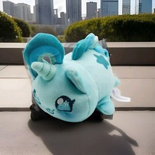 Aphmau MeeMeows Aqua Turquoise Unicorn Cat Limited Edition Plush Toy 6"