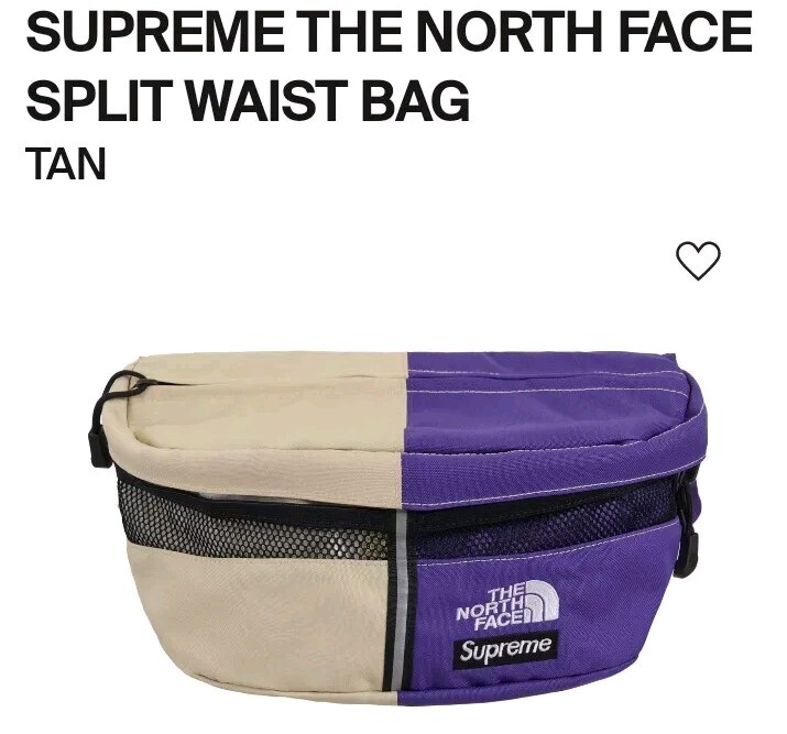 Supreme x The North Face Split Waist Bag (Tan/Purple) | eBay Supreme x The North Face Split Waist Bag (Tan/Purple) | eBay
