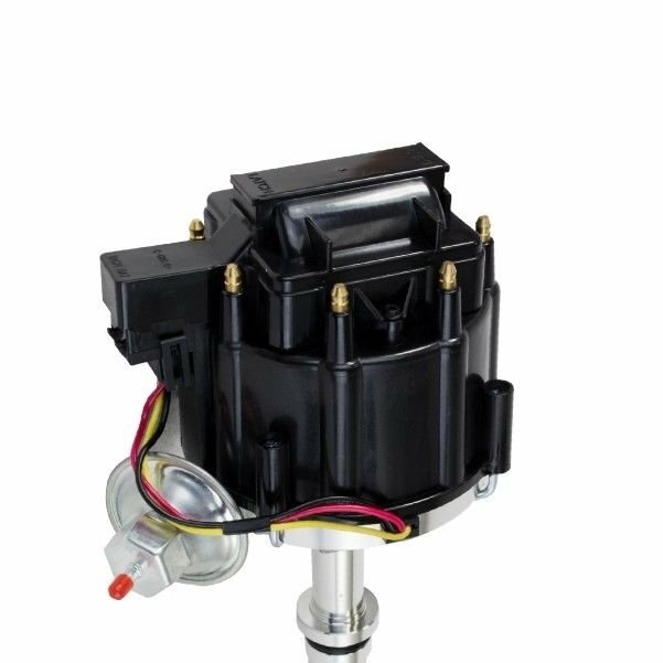 HEI Distributor 65K VOLT COIL BLACK Cap BB Big Block Buick 400 430 455