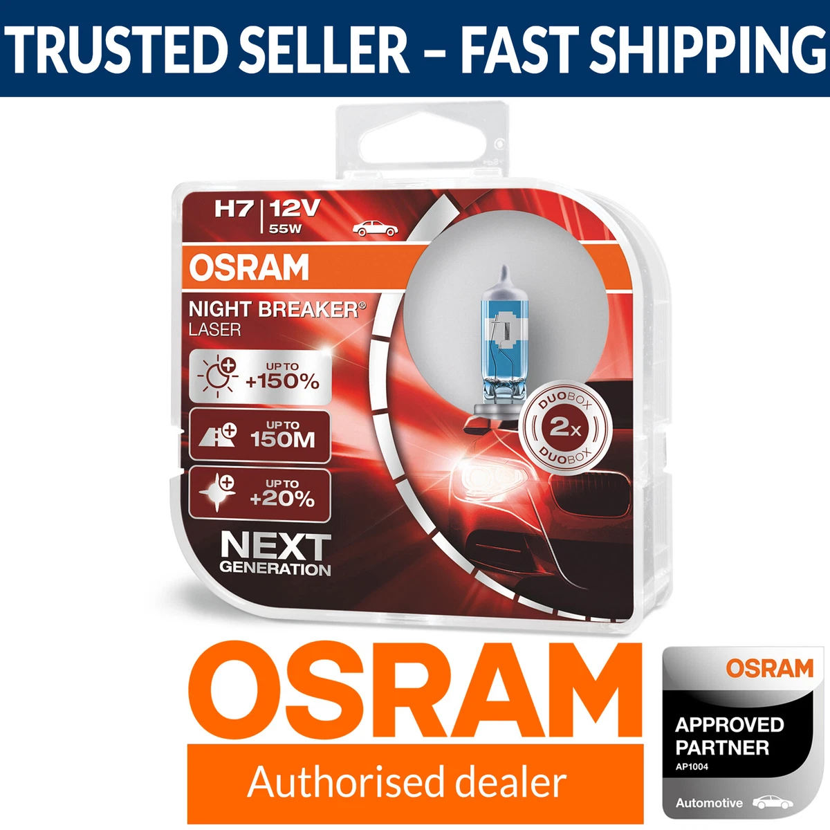 Osram 64210NL H7 12V 55W Night Breaker Laser