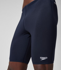 Image of Speedo Men's Endurance+ Jammer Swimsuit Swimming Costume Shorts Navy BNWT
