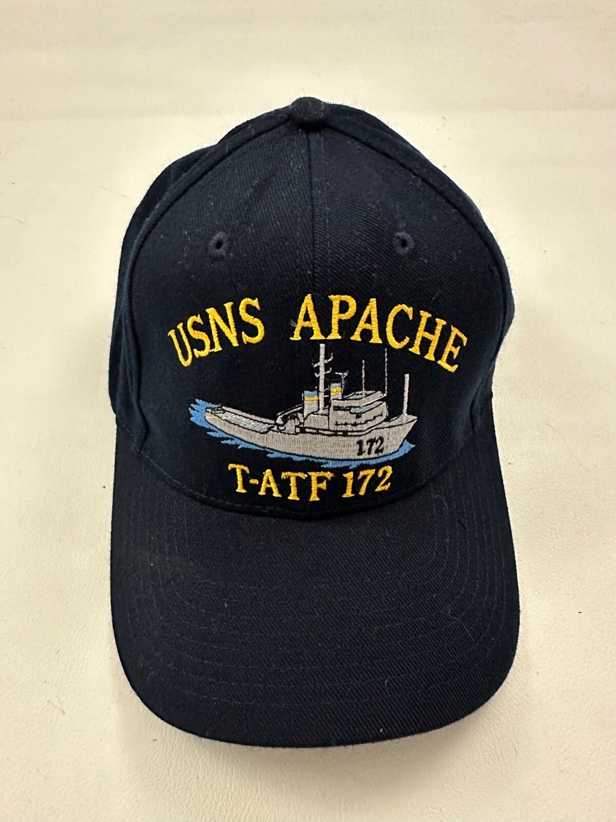 ☆HUMAN N CAT☆ Pound New Logo Peach Ball Cap Navy FFOUND NE The Corps US Navy USNS Apache T-ATF 172 Logo Baseball Cap