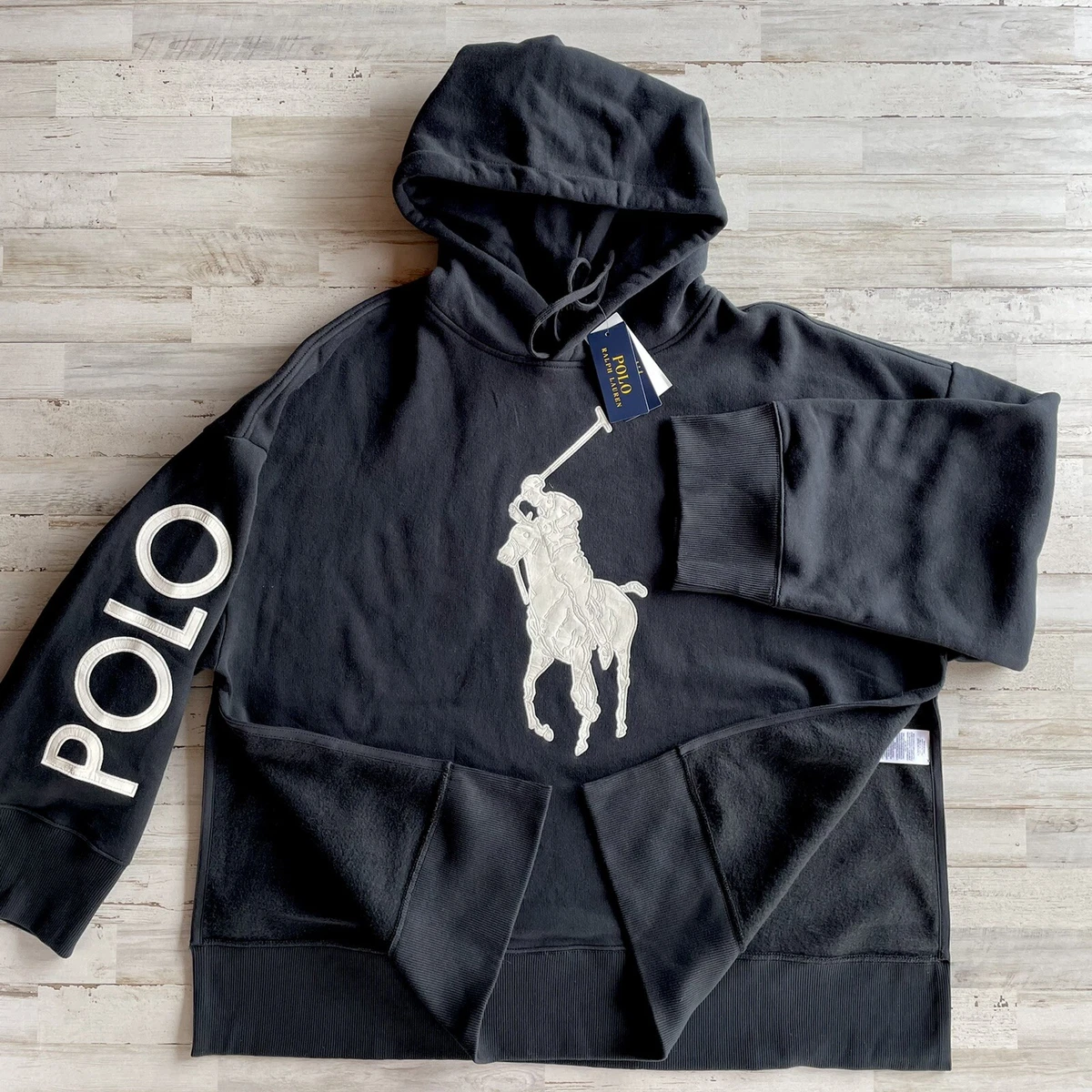 Polo Ralph Lauren Performance Fleece Hoodie in Black for Men