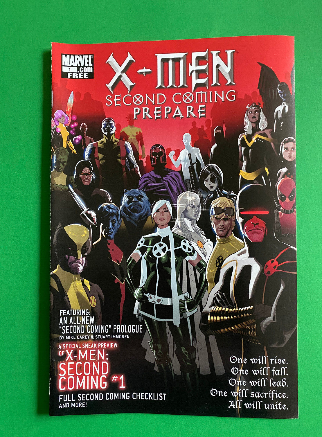 2010 Marvel Comics X-Men Second Coming Prepare #1 Promo NM | eBay
