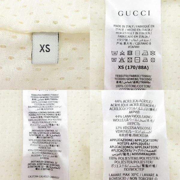 Gucci Interlocking G Webline Jersey Felpa Zip Up Track Jacket XS Multicolore 