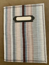 Handmade Upholstery Fabric Junk Journal/Unique/Craft/Journal/Scrapbook