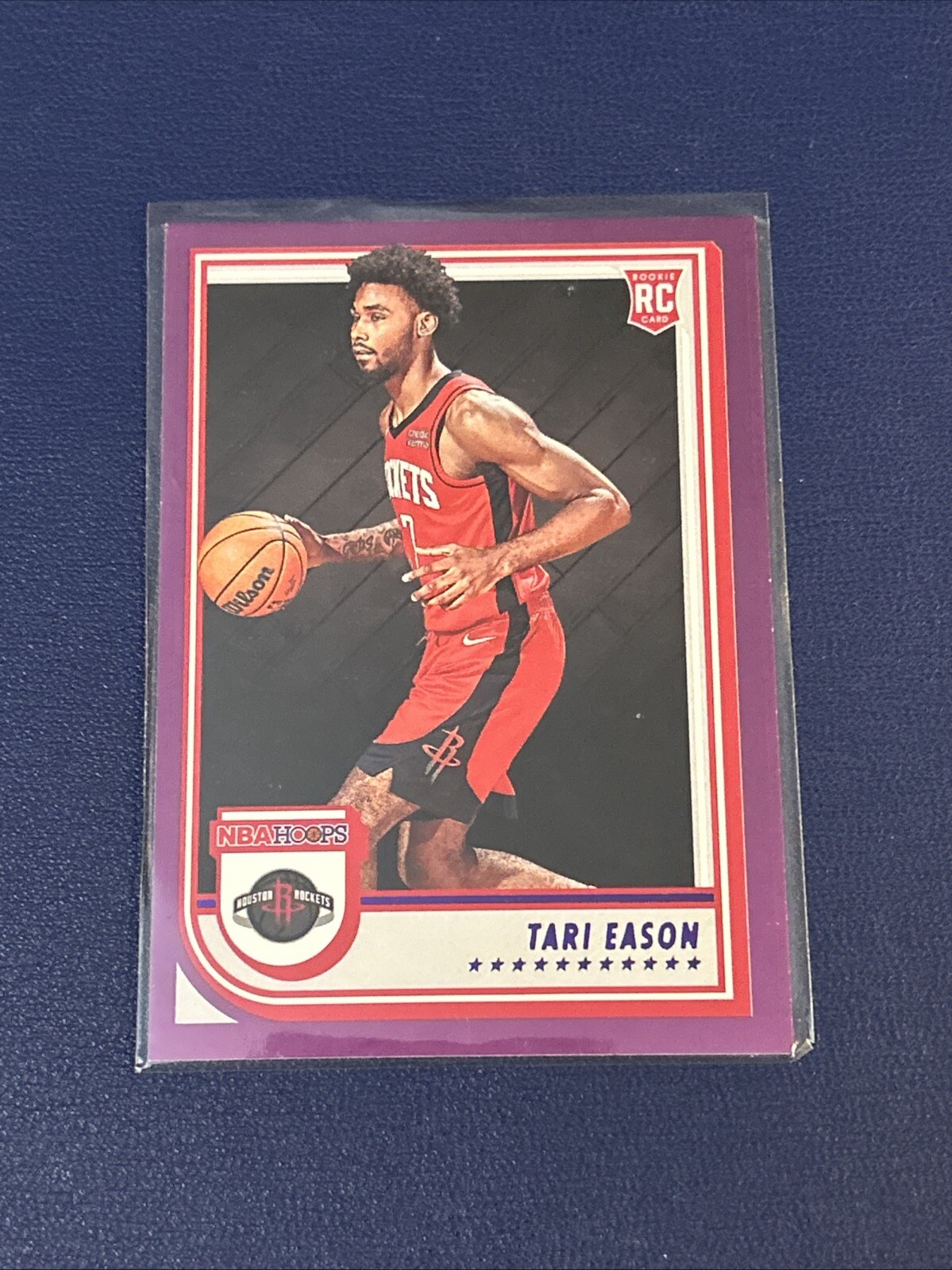 2022-23 Panini NBA Hoops - Rookies Purple #247 Tari Eason (RC)