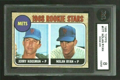 シングルカード PSA 8 1968 Topps #177 Nolan Ryan 1968 TOPPS #177 NOLAN RYAN KSA 8 CENTERED PACK FRESH FULL SIZED
