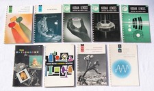 9 Vintage Eastman Kodak Data Book Manuals from 1952-62, Clean and Complete