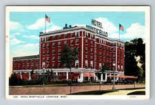 Longview WA-Washington Hotel Monticello Vintage Postcard