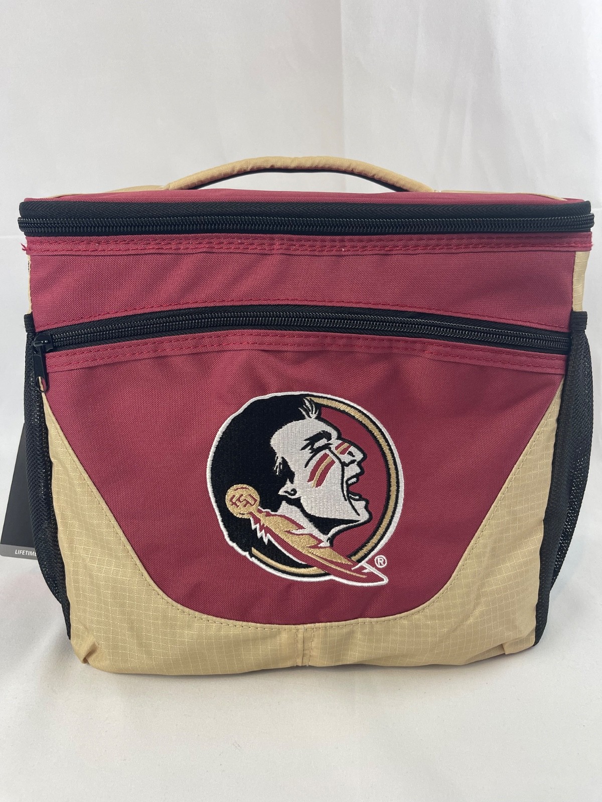 FSU FL State Seminole Football team 24can soft side insulated cooler garnet gold