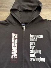 Vintage Brand New Band Zip Up Size Large Jess...
