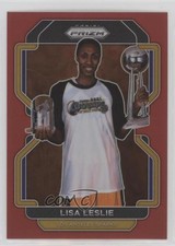 2022 Panini Prizm WNBA Red Prizm 70/199 Lisa Leslie #194 HOF 02v3