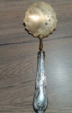 Paletta In Ottone E Manico In Lamina Argento