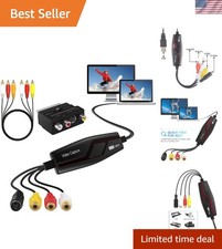 VHS to Digital Converter,Video Capture Card Device,VHS VCR Hi8 Mini DV to Mac...