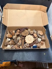 50 Vintage wooden wood Cabinet knobs Drawer Pulls plus misc. ginger bread