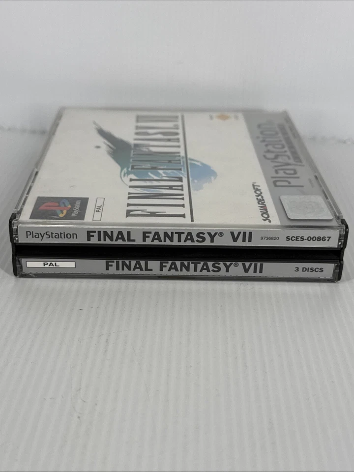 Final Fantasy VII Platinum PS1 PlayStation 1 Game Manual Case & Bonus Disc - Image 3 of 4