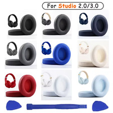 Replacement Cushions Ear Pads for Beats Studio 3 / Studio 2 Memory Foam Adhesive