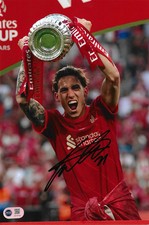 KOSTAS TSIMIKAS SIGNED LIVERPOOL FC FA CUP WINNER 12x8 PHOTO (ACG CERT AG18724)